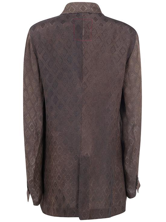 26SS 우마 왕 수트 자켓 UP6006 098 UW690 DARK BROWN - UMA WANG