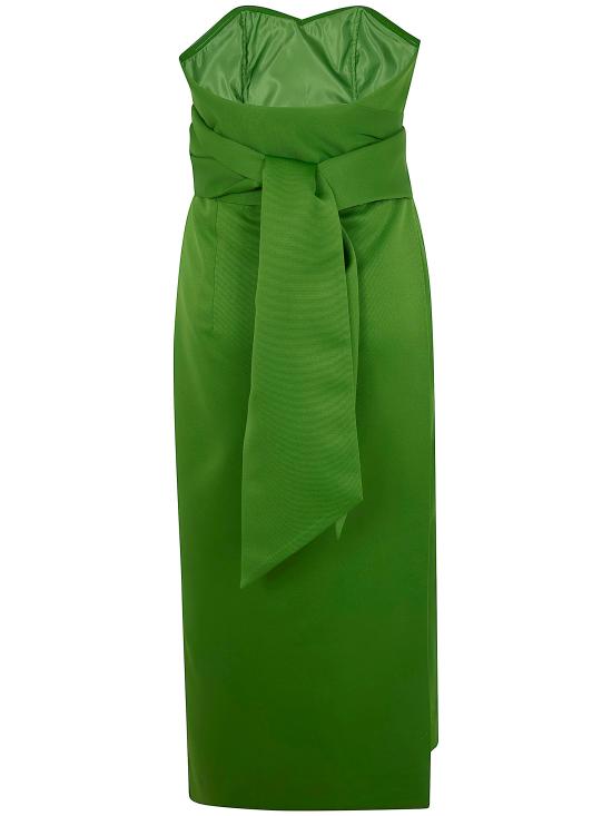 26SS 에쌍씨엘 미디 원피스 JUROR SG23 SPIRULINA GREEN - ESSENTIEL