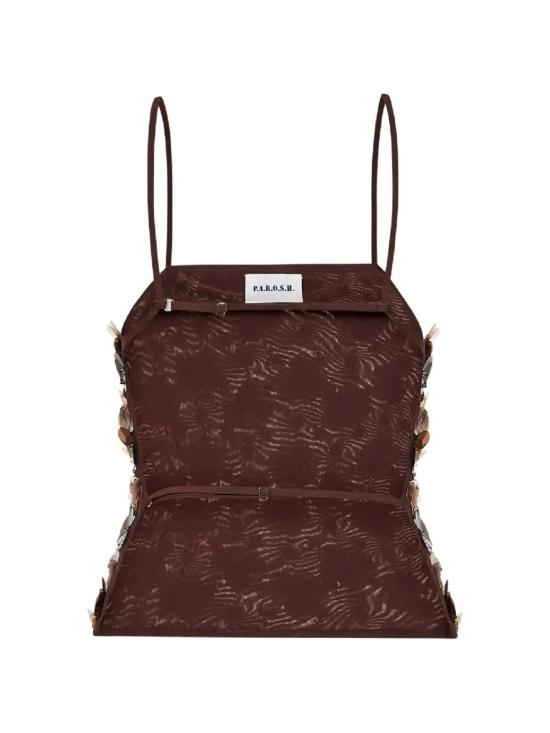 26SS 파로쉬 민소매 티셔츠 D311707 GYM 808 BROWN MIX - PAROSH