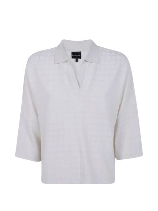 26SS 엠포리오 아르마니 폴로 티셔츠 EW003580 AF21215 U0006 WARM WHITE - EMPORIO ARMANI