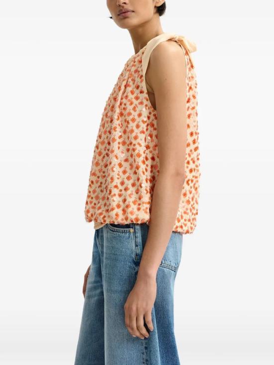 26SS 에쌍씨엘 민소매 티셔츠 JOCELYN J1OW COMBO OFF WHITE - ESSENTIEL