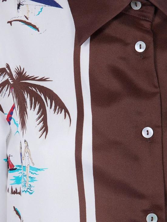 26SS 파로쉬 셔츠 D381239 SCARD 808 BROWN MIX - PAROSH