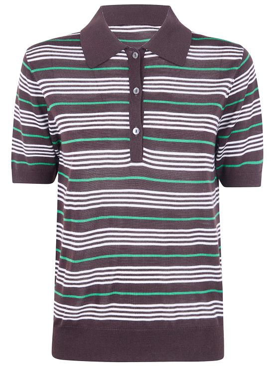 26SS 파로쉬 스웨터 D540780 LISTRIPES 886 DARK BROWN MIX