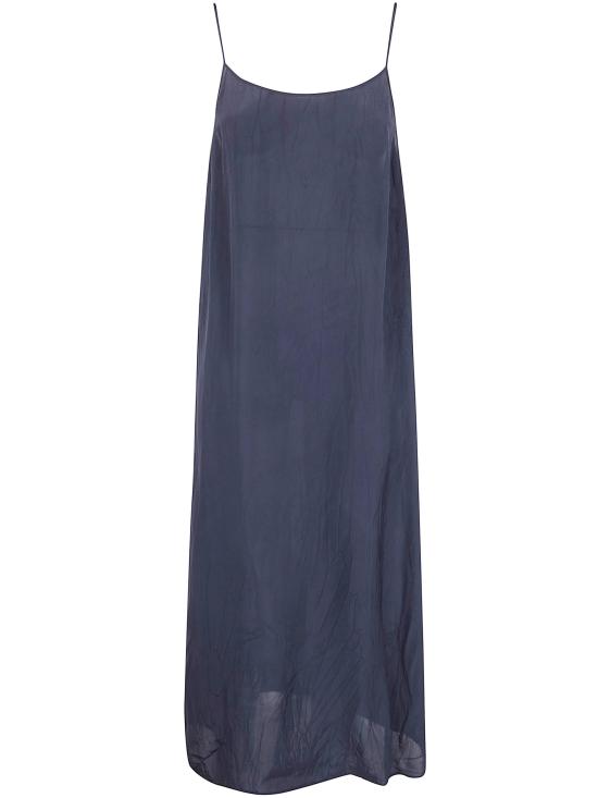 26SS 우마 왕 미디 원피스 UP5016 098 UW033 NAVY