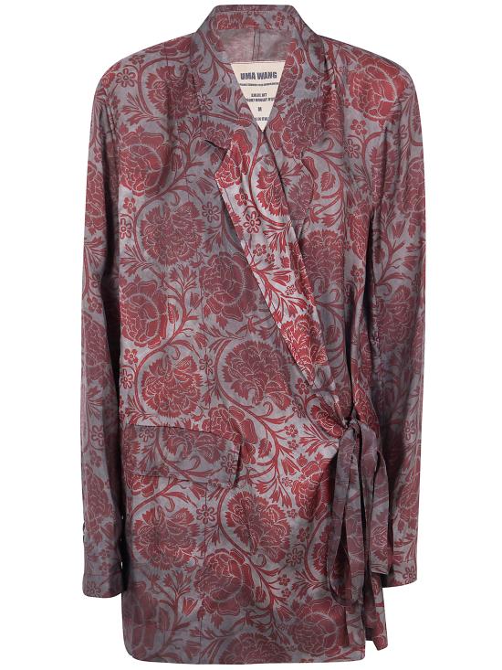 26SS 우마 왕 수트 자켓 UP6007 098 UW087 GREY RED