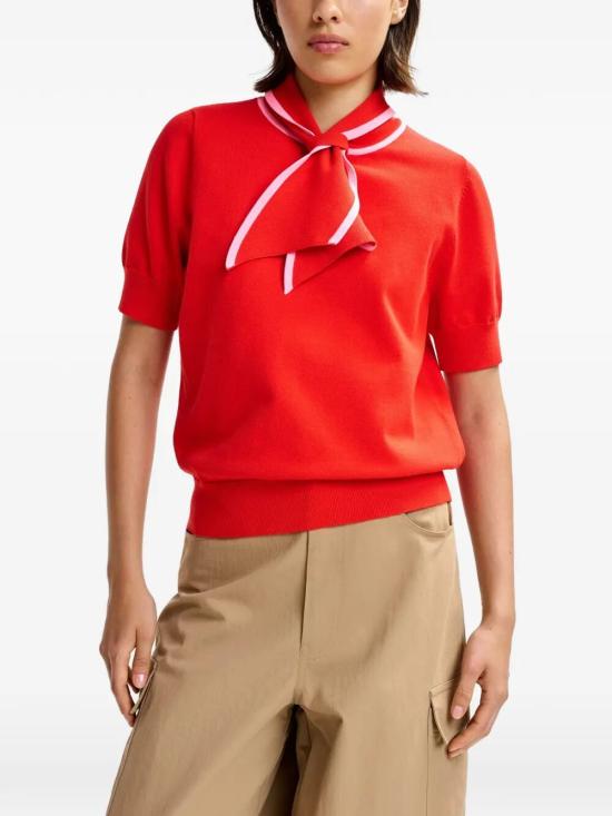 26SS 에쌍씨엘 스웨터 JONDA J2OB COMBO ORANGE BRULEE - ESSENTIEL