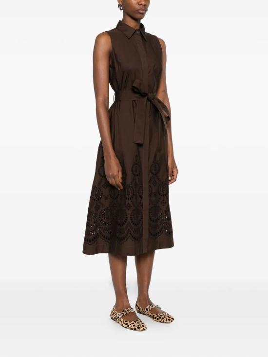 26SS 파로쉬 미디 원피스 D726156 CANNES 008 BROWN - PAROSH