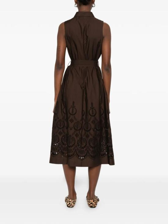 26SS 파로쉬 미디 원피스 D726156 CANNES 008 BROWN - PAROSH