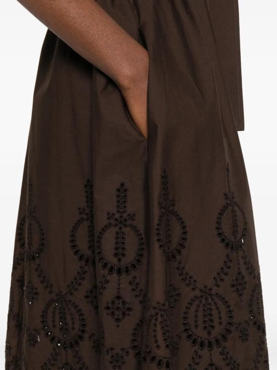 26SS 파로쉬 미디 원피스 D726156 CANNES 008 BROWN - PAROSH