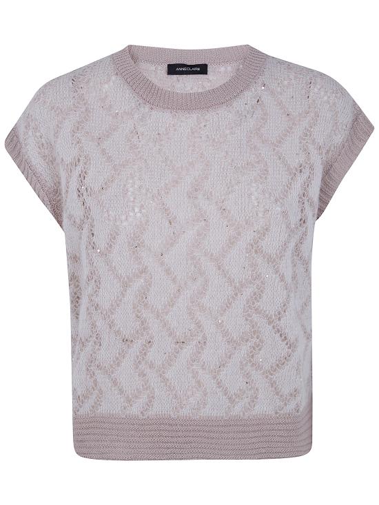 26SS 안네클레르 스웨터 D1601 1609 281 ECRU WHITE