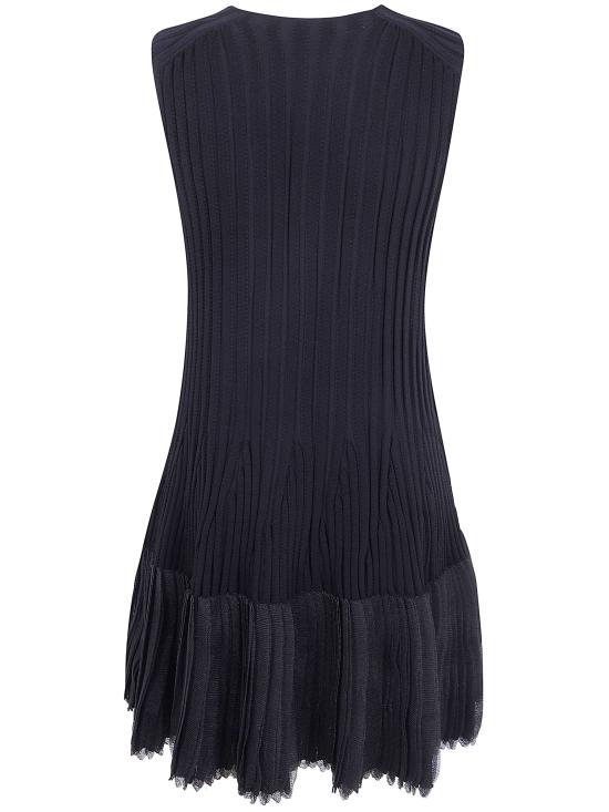 26SS 엠포리오 아르마니 미디 원피스 EW002983 AF22469 UC001 BLACK - EMPORIO ARMANI