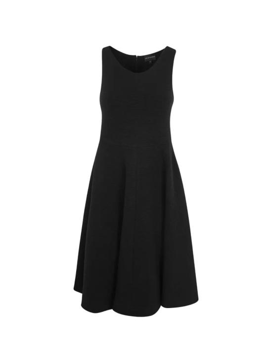 26SS 엠포리오 아르마니 미디 원피스 EW003585 AF21213 UC001 BLACK - EMPORIO ARMANI