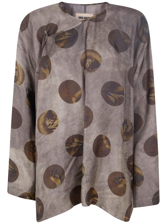 26SS 우마 왕 셔츠 UP1012 UW086 GREY BROWN