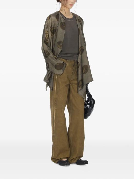26SS 우마 왕 셔츠 UP1012 UW086 GREY BROWN - UMA WANG