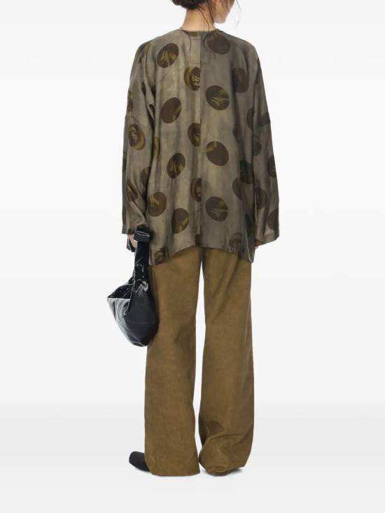 26SS 우마 왕 셔츠 UP1012 UW086 GREY BROWN - UMA WANG