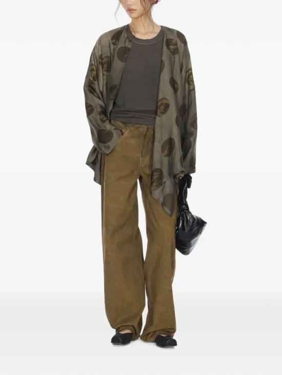 26SS 우마 왕 셔츠 UP1012 UW086 GREY BROWN - UMA WANG