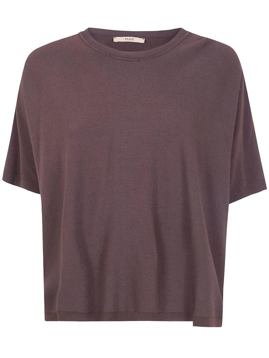 26SS 누어 반팔 티셔츠 261FXA31221 08 DARK BROWN