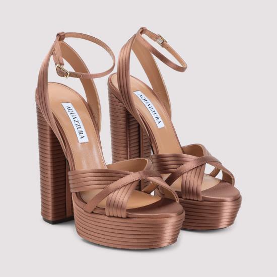 26SS 아쿠아주라 샌들 SUDHIGS0 SAT WLN WALNUT - AQUAZZURA