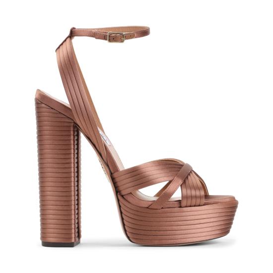 26SS 아쿠아주라 샌들 SUDHIGS0 SAT WLN WALNUT - AQUAZZURA