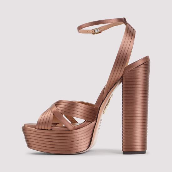 26SS 아쿠아주라 샌들 SUDHIGS0 SAT WLN WALNUT - AQUAZZURA