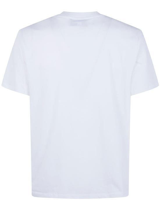 26SS 아미 반팔 티셔츠 BFUTS035 724 100 WHITE - AMI