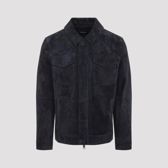 26SS 이브살로몬 가죽 자켓 26E24EHV20567L32W A7206 NIGHTFALL - YVES SALOMON