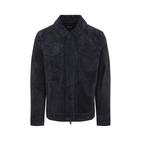 26SS 이브살로몬 가죽 자켓 26E24EHV20567L32W A7206 NIGHTFALL - YVES SALOMON