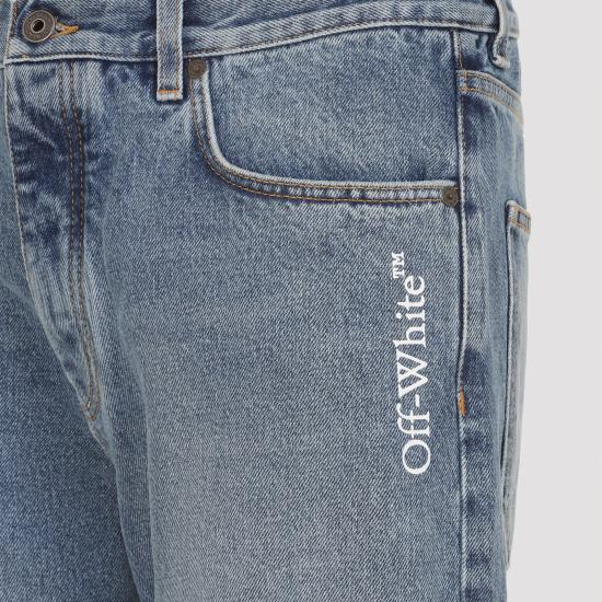 26SS 오프화이트 데님 팬츠 44XYA18JS26D002400 LIGHT MEDIUM BLUE - OFF WHITE