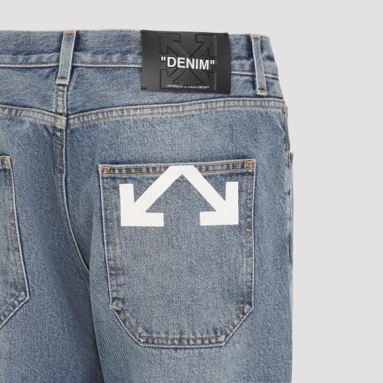 26SS 오프화이트 데님 팬츠 44XYA18JS26D002400 LIGHT MEDIUM BLUE - OFF WHITE