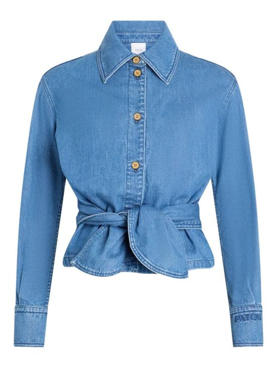 26SS 파투 셔츠 BL0620224 640B HERITAGE BLUE WASH - PATOU