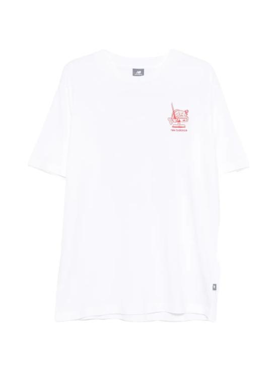 26SS 뉴발란스 반팔 티셔츠 MT61H51DWT WHITE - NEW BALANCE