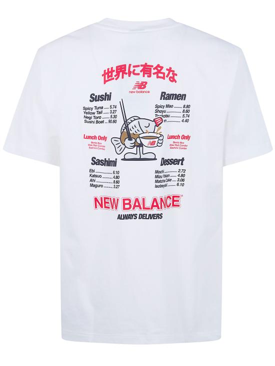 26SS 뉴발란스 반팔 티셔츠 MT61H51DWT WHITE - NEW BALANCE