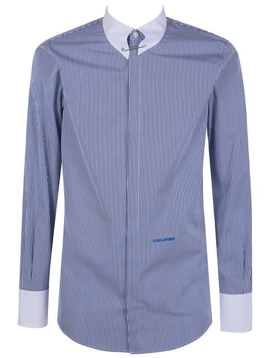 26SS 디스퀘어드2 긴팔 셔츠 S74DM0998 D35441 001F BLUE NAVY WHITE