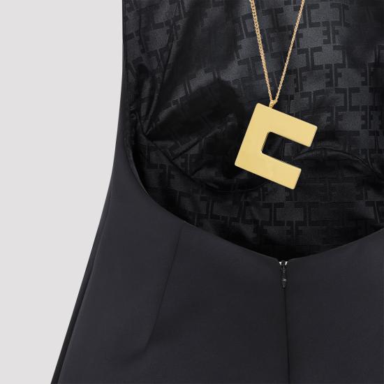 26SS 엘리자베타프랜치 숏 원피스 AB87162E2 644 CACAO - ELISABETTA FRANCHI