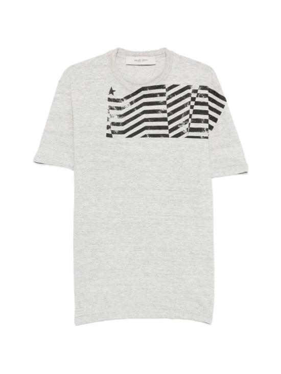 26SS 골든구스 반팔 티셔츠 GUP01220 P002523 60255 60255 GREY MELANGE - GOLDEN GOOSE