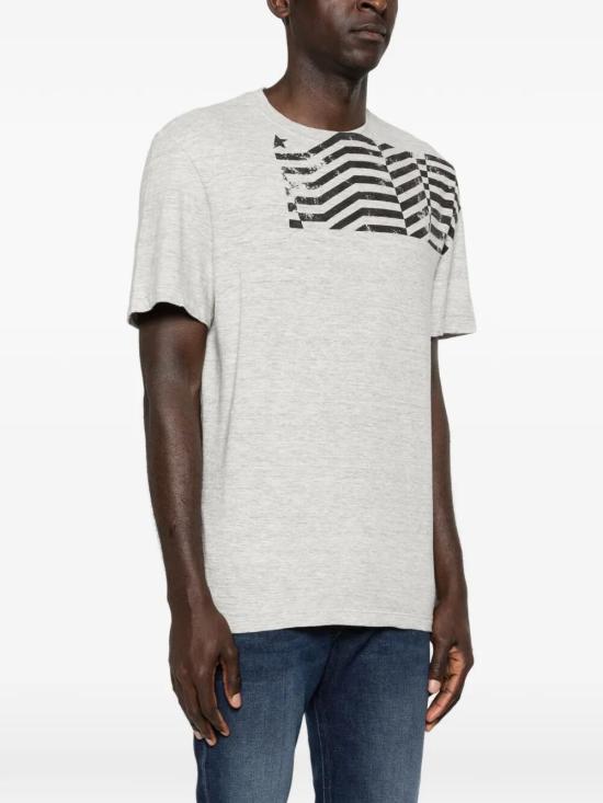 26SS 골든구스 반팔 티셔츠 GUP01220 P002523 60255 60255 GREY MELANGE - GOLDEN GOOSE