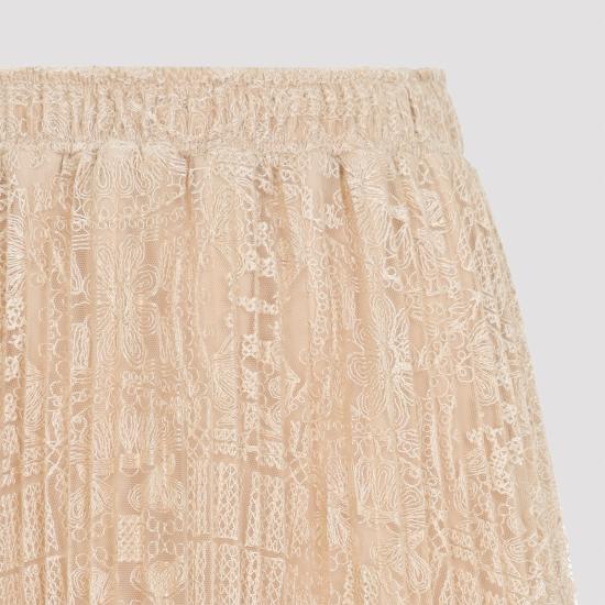 26SS 에르마노 설비노 미디 스커트 D482O761FDUCX 41213 TOASTED ALABASTER - ERMANNO SCERVINO