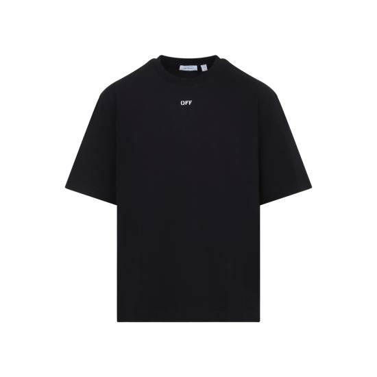 26SS 오프화이트 반팔 티셔츠 44MAA120S26J004001 BLACK - OFF WHITE