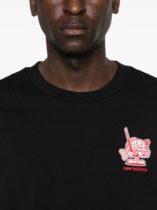 26SS 뉴발란스 반팔 티셔츠 MT61H51DBK BLACK - NEW BALANCE