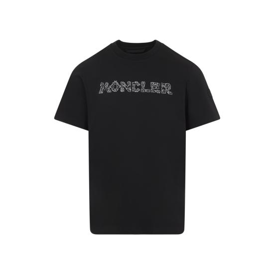 26SS 몽클레어 반팔 티셔츠 L10918C00025 89AUG 999 BLACK - MONCLER