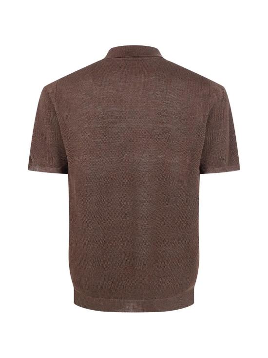 26SS 누어 폴로 티셔츠 261MYA20124 08 DARK BROWN - NUUR