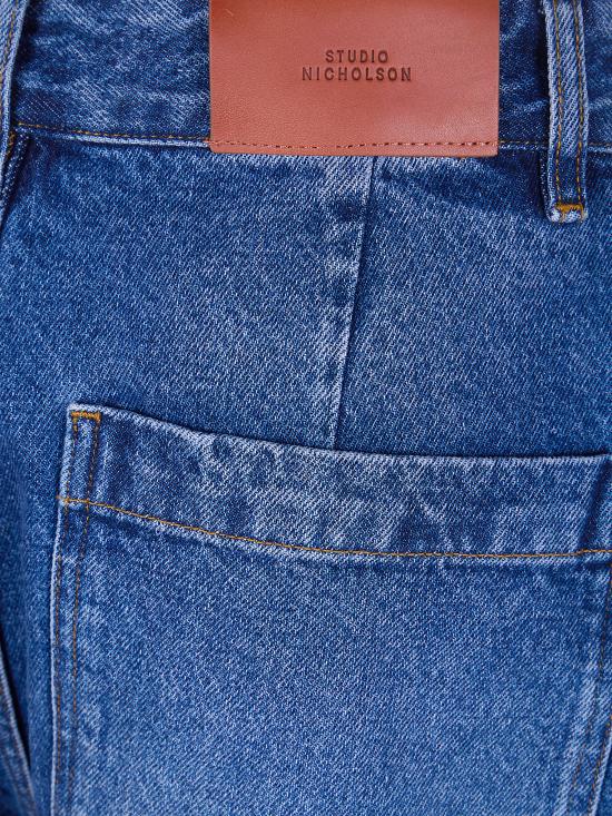 26SS 스튜디오 니콜슨 데님 팬츠 CHALCO SNW 1417 098 WORN WASH INDIGO - STUDIO NICHOLSON