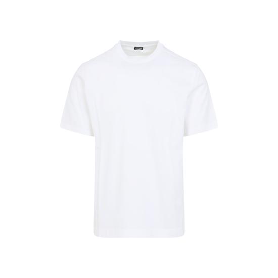 26SS 에르메네질도제냐 반팔 티셔츠 UH335A3 H771 N00 BIANCO OTTICO - ERMENEGILDO ZEGNA
