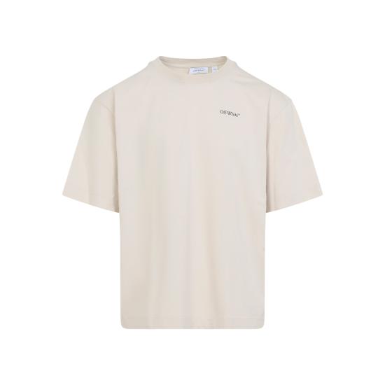 26SS 오프화이트 반팔 티셔츠 OMAA120S26JER0082070 PUMICE STONE - OFF WHITE