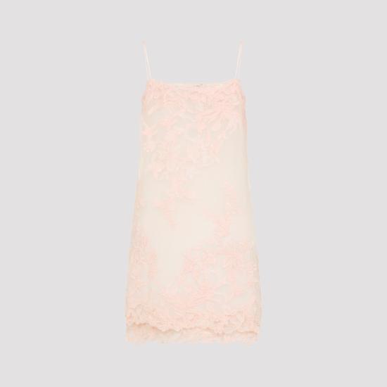 26SS 에르마노 설비노 숏 원피스 D482Q733APCSQYE 21706 PINK - ERMANNO SCERVINO