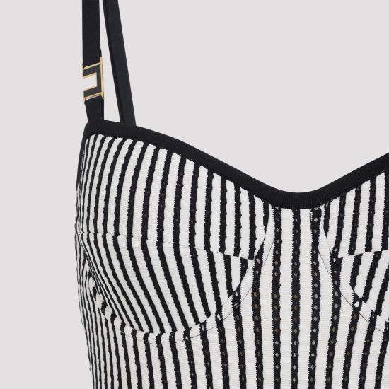 26SS 엘리자베타프랜치 숏 원피스 AM27S62E2 E84 BURRO NERO - ELISABETTA FRANCHI