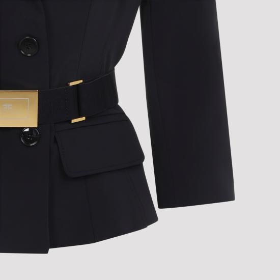 26SS 엘리자베타프랜치 수트 자켓 GI22461E2 110 NERO - ELISABETTA FRANCHI