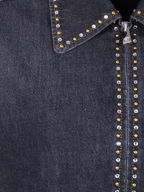 26SS 베르사체 데님 자켓 1023067 1A16477 1D040 BLACK - VERSACE