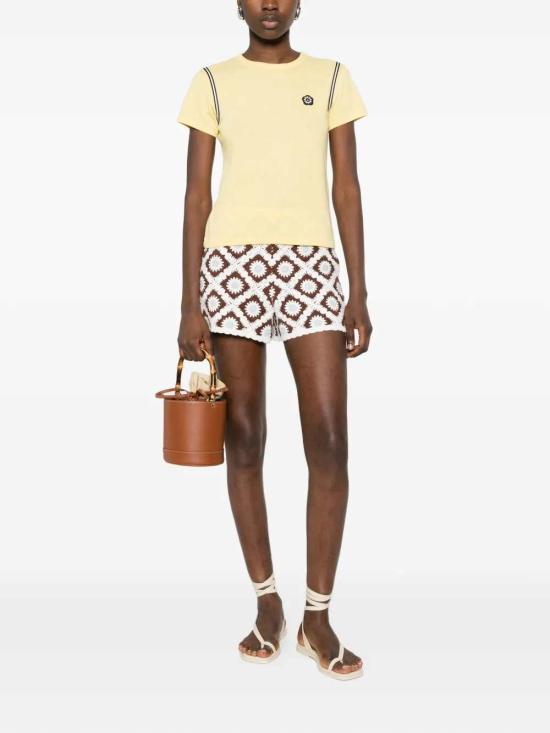 26SS 겐조 반팔 티셔츠 FG52TS2054SK 38 VANILLA - KENZO