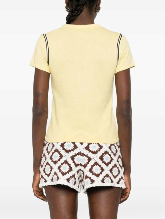 26SS 겐조 반팔 티셔츠 FG52TS2054SK 38 VANILLA - KENZO